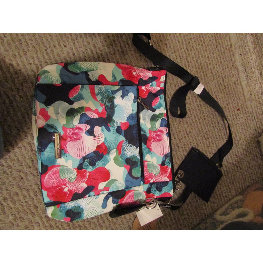 Floral Multi-Color Crossbody Shoulder Bag